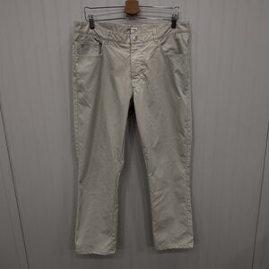 Peter Millar Men's W36 x L30 Beige Performance Casual 5-Pocket Pants